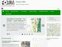 Tablet Screenshot of forum1203.ch